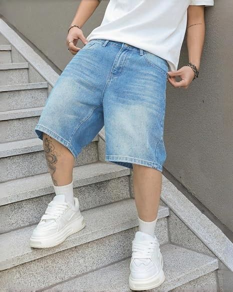 Denim Shorts image 3
