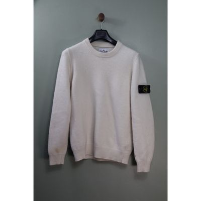 Stone Island Beige Knit Jumper