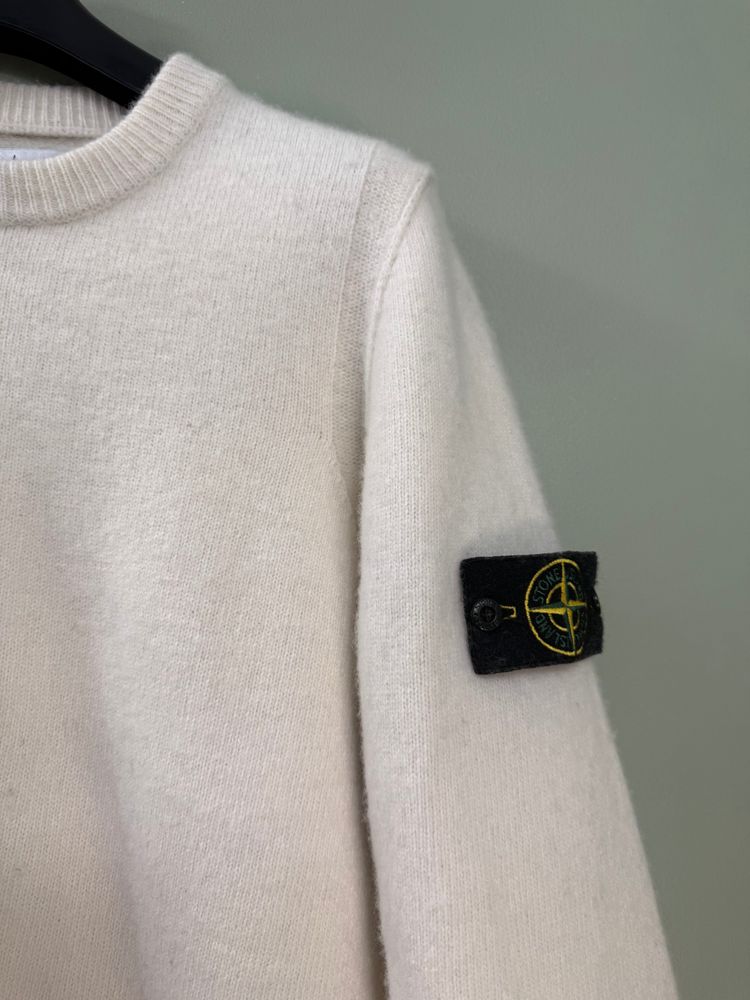 Immagine di Stone Island Beige Knit Jumper 4
