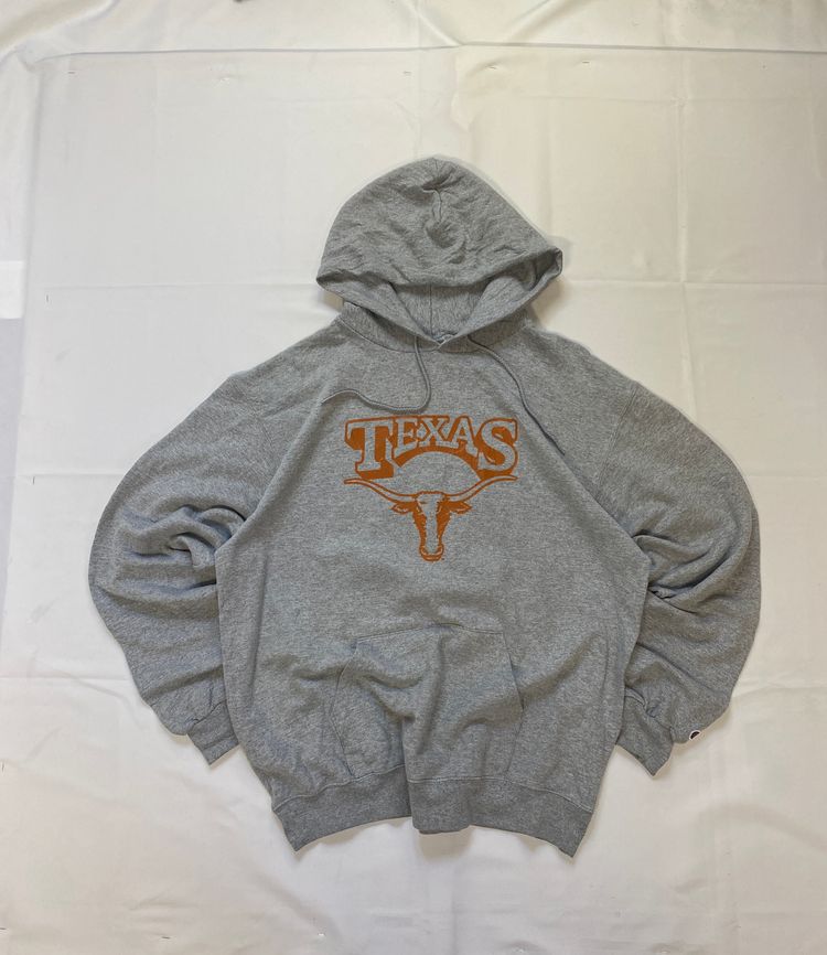 Immagine di Champion Texas Longhorns Hoodie - Heather Grey (L) 1