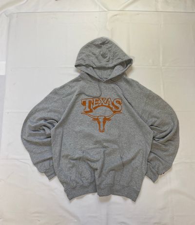 Champion Texas Longhorns Hoodie - Heather Grey (L)