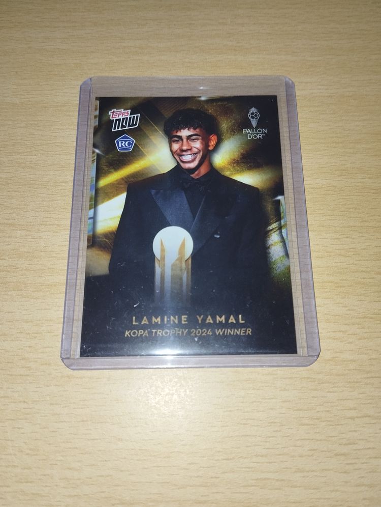 Topps Now Lamine Yamal Kopa Trophy 2024 Winner Card