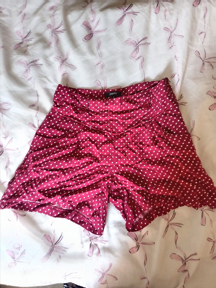 Papaya Y2k Papaya Red Polka Dot Shorts product image