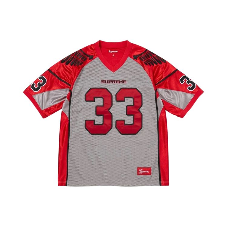 Supreme Wings Football Jersey Grey