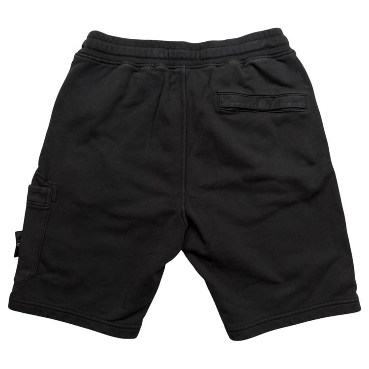S/S 20 Stone Island Cotton Jersey Cargo Shorts - Black 7