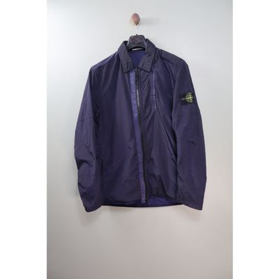 Stone Island Navy Nylon Metal Overshirt