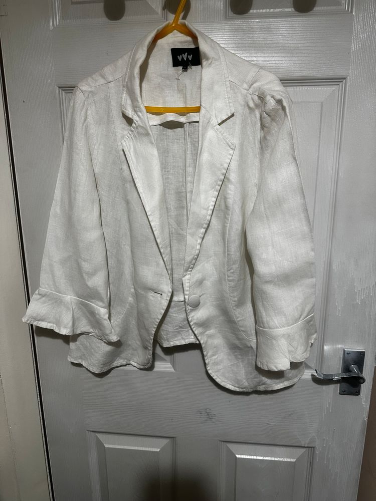 White Blazer Jacket