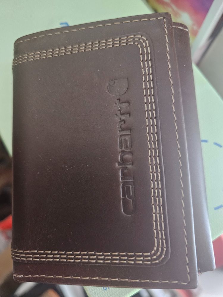 Carhartt Brown Leather Wallet image 1