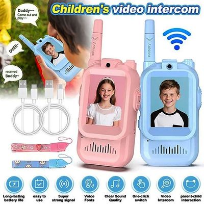 2 X Video Walkie Talkies For Kids Rechargeable Video Intercom Walkies TalkiesUK 1