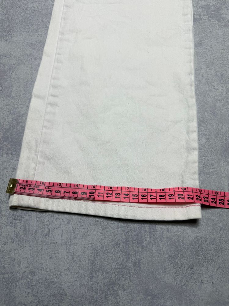 Vintage Tommy Hilfiger Cream White Denim Pants Loose Fit image 8
