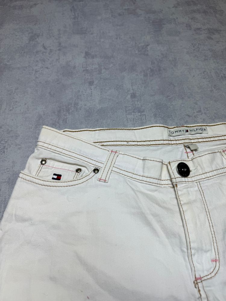 Vintage Tommy Hilfiger Cream White Denim Pants Loose Fit image 3