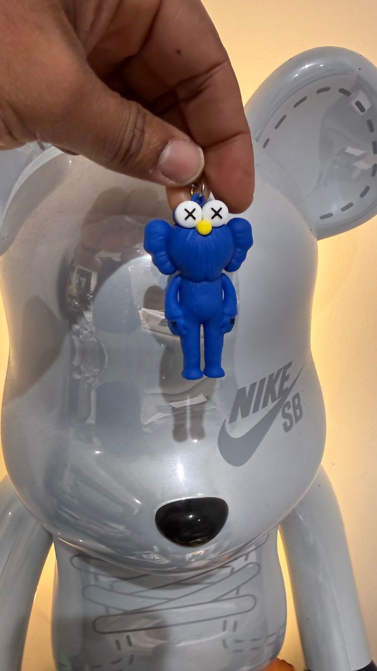 Blue Keychain Figure