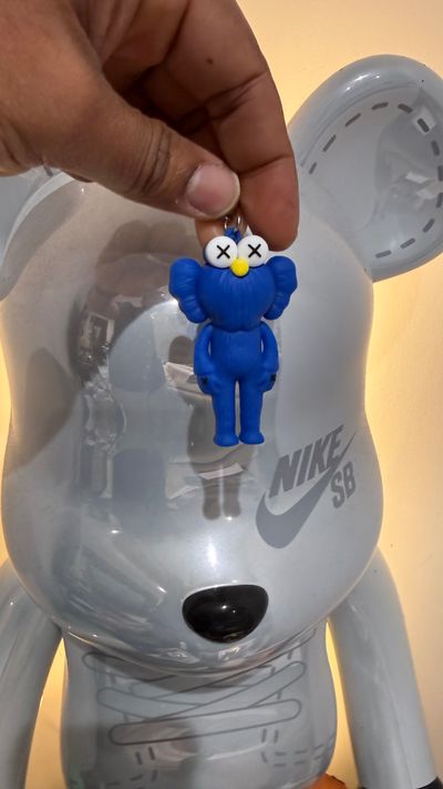 Blue Keychain Figure