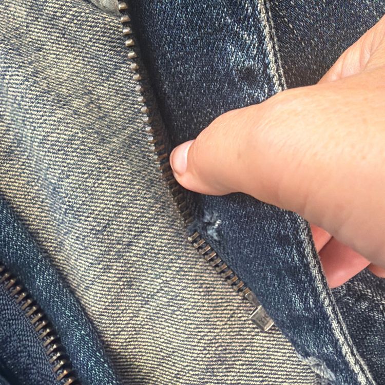 RARE ARCHIVE Levi's RED Denim Chore Jacket (Y2K / Late 90s Design) - Tg L image 15