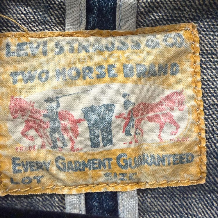 RARE ARCHIVE Levi's RED Denim Chore Jacket (Y2K / Late 90s Design) - Tg L image 10
