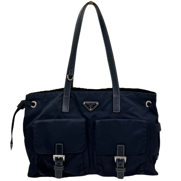 Prada PRADA TOTE BAG IN NYLON BLU product image