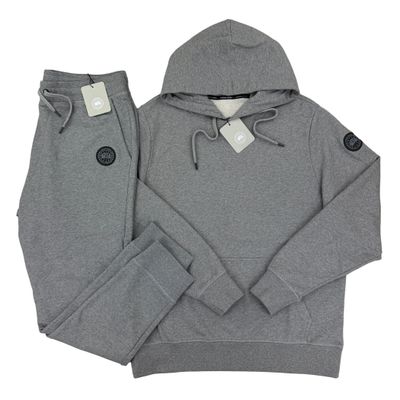 Canada Goose Men’s Grey Full Tracksuit Black Badge Edition - Large 1