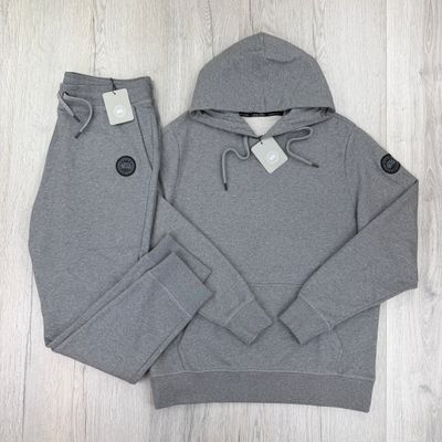 Canada Goose Men’s Grey Full Tracksuit Black Badge Edition - Large 5