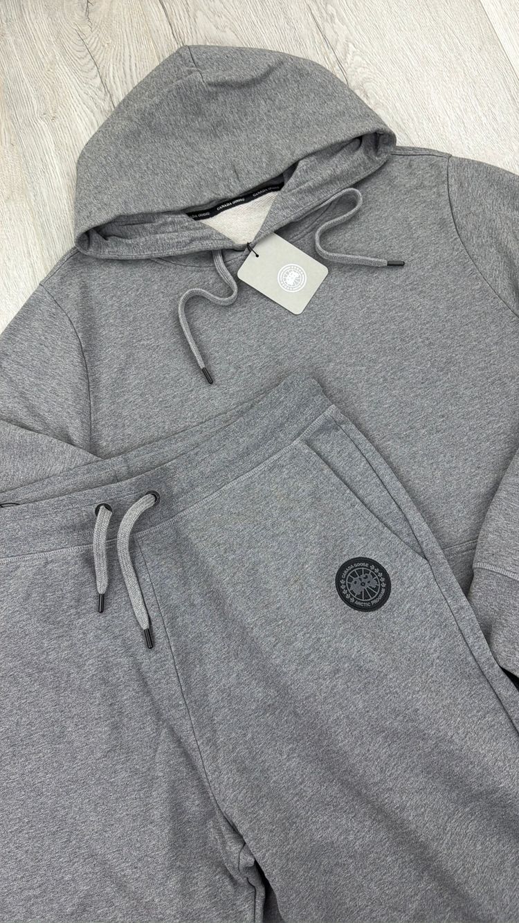 Canada Goose Men’s Grey Full Tracksuit Black Badge Edition - Large 7