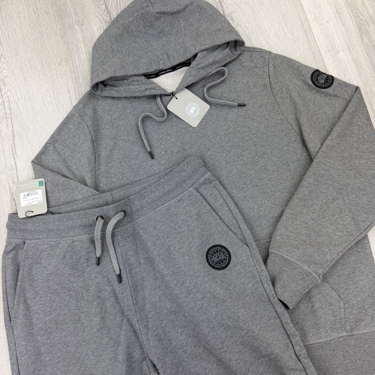 Canada Goose Men’s Grey Full Tracksuit Black Badge Edition - Large 3