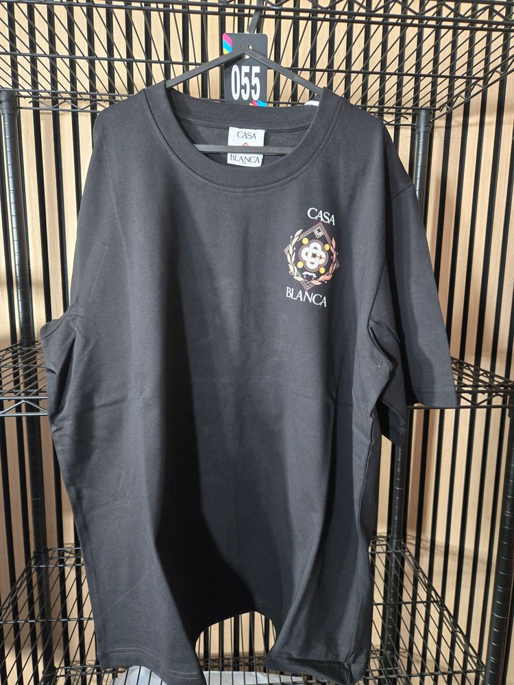B132 Casablanca Championship Diamond Black Tee Brand New