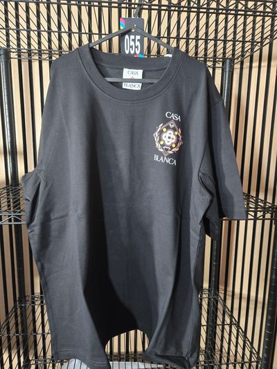 B132 Casablanca Championship Diamond Black Tee Brand New
