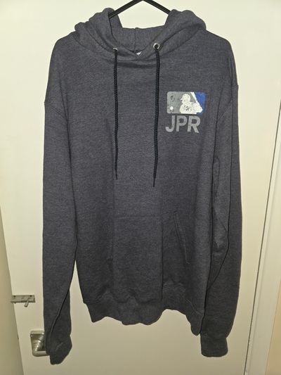 Champion Grey Hoodie With Jpr Logo