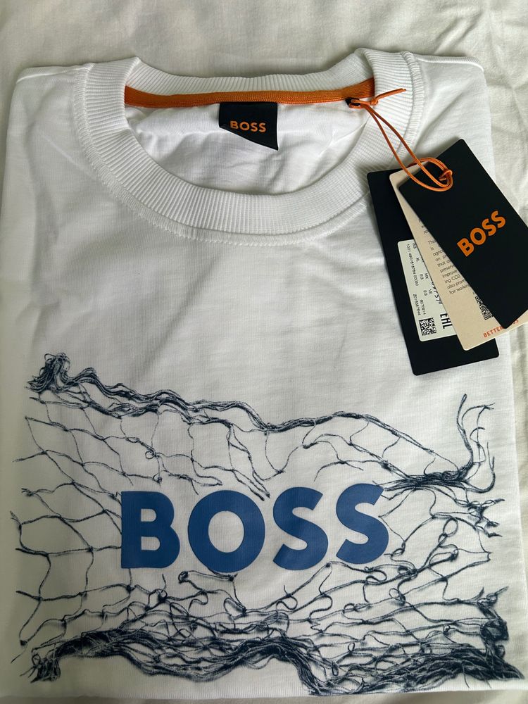 BOSS Boss White Printed T-Shirt product image