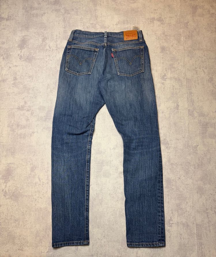 Vintage Levis Navy Blue 501 Straight Fit Classic Sale Okazja 
