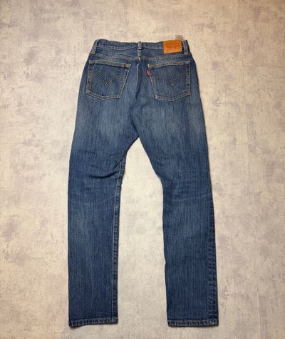 Vintage Levis Navy Blue 501 Straight Fit Classic Sale Okazja
