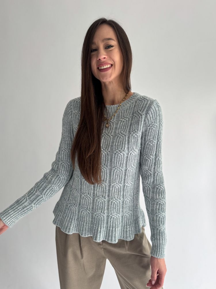 GANT Błękitny sweter z jedwabiem product image