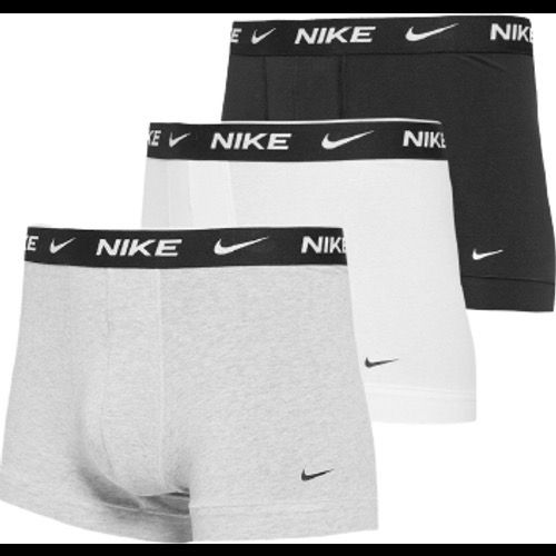(CHOOSE SIZE S-XL) NIKE MEN’S BOXERS 3 PCK GREY,BLACK,WHITE imagen 2