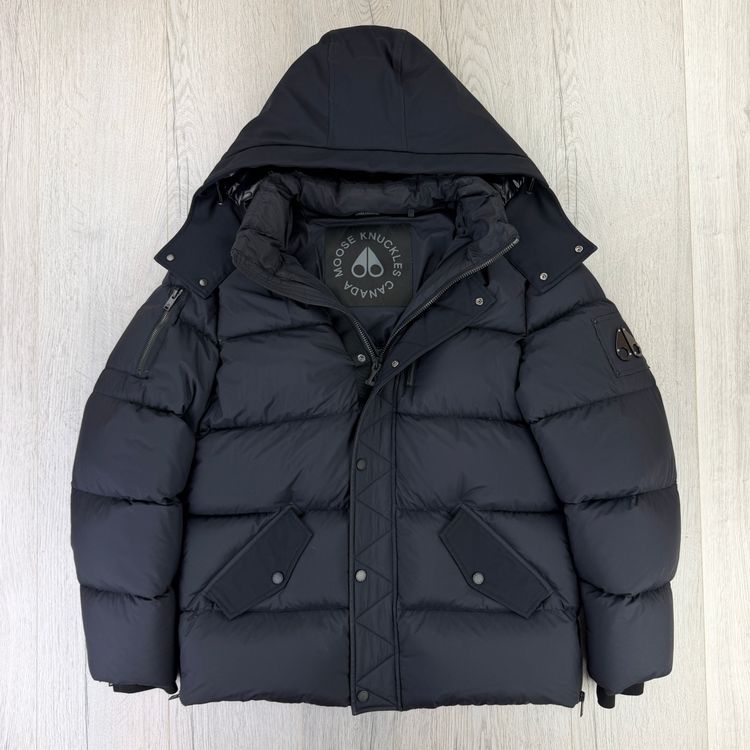 Moose Knuckles Men’s Black Down Jacket - Medium image 9