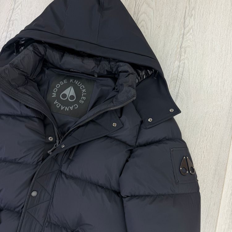 Moose Knuckles Men’s Black Down Jacket - Medium image 8