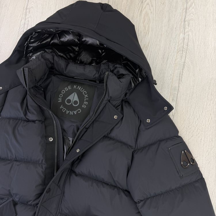 Moose Knuckles Men’s Black Down Jacket - Medium image 6
