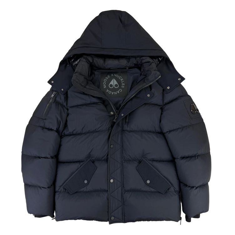 Moose Knuckles Men’s Black Down Jacket - Medium (Copy) image 1