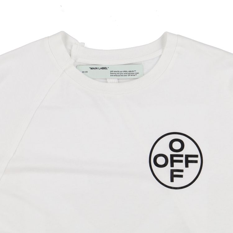 Off-White White Reconstructed Tape Arrows Logo T-Shirt image 6