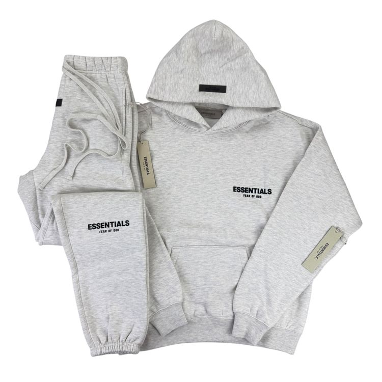 Fear of God Essentials Light Oatmeal Full Tracksuit image 1