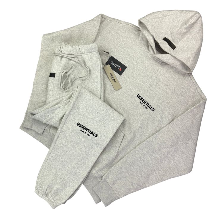 Fear of God Essentials Light Oatmeal Full Tracksuit image 6