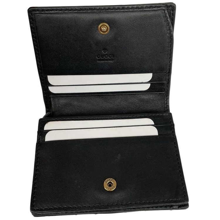 Immagine di Gucci Calfskin Matelasse GG Marmont Wallet 2