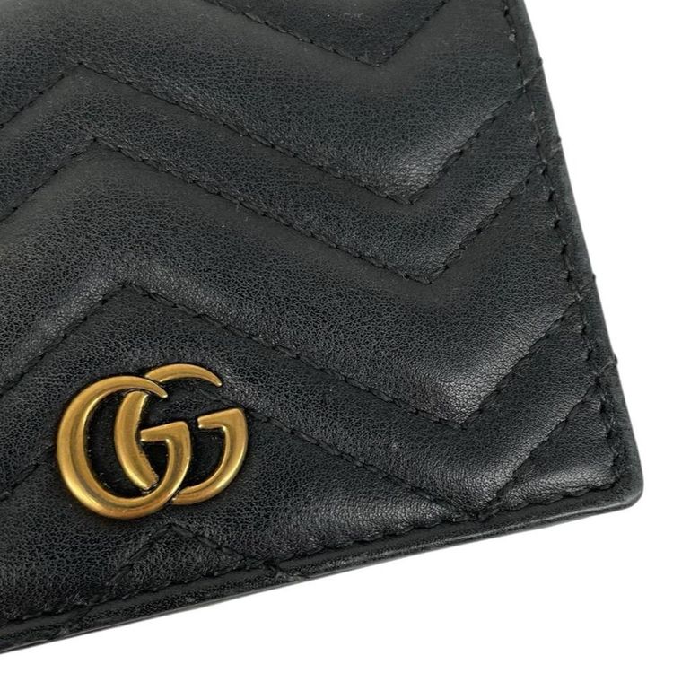 Immagine di Gucci Calfskin Matelasse GG Marmont Wallet 5