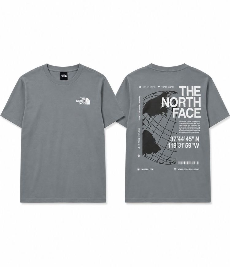 The North Face Grey Graphic T-Shirt