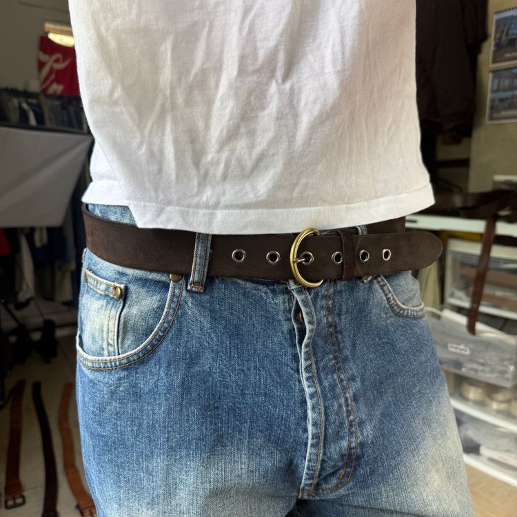 Next 2000's brown leather belt (OS) image 2