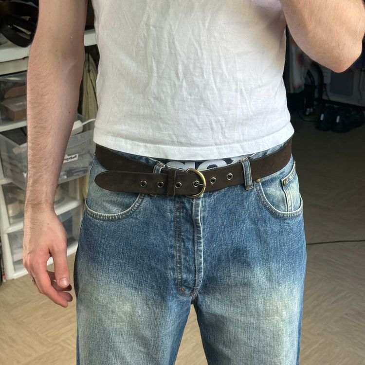 Next 2000's brown leather belt (OS) image 8