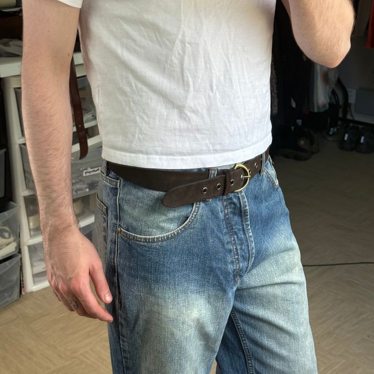 Next 2000's brown leather belt (OS) image 10