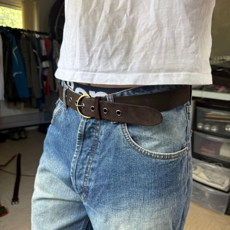 Next 2000's brown leather belt (OS) image 6