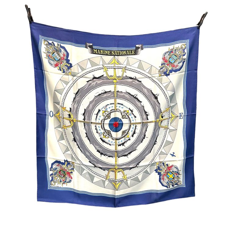 Hermes Vintage Silk Scarf Carre 90 imagen 1