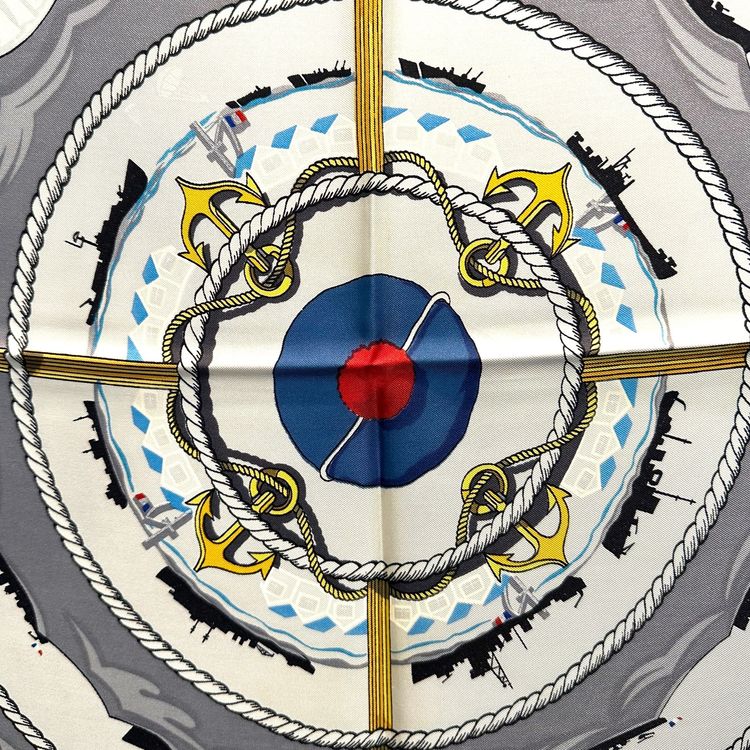 Hermes Vintage Silk Scarf Carre 90 imagen 7