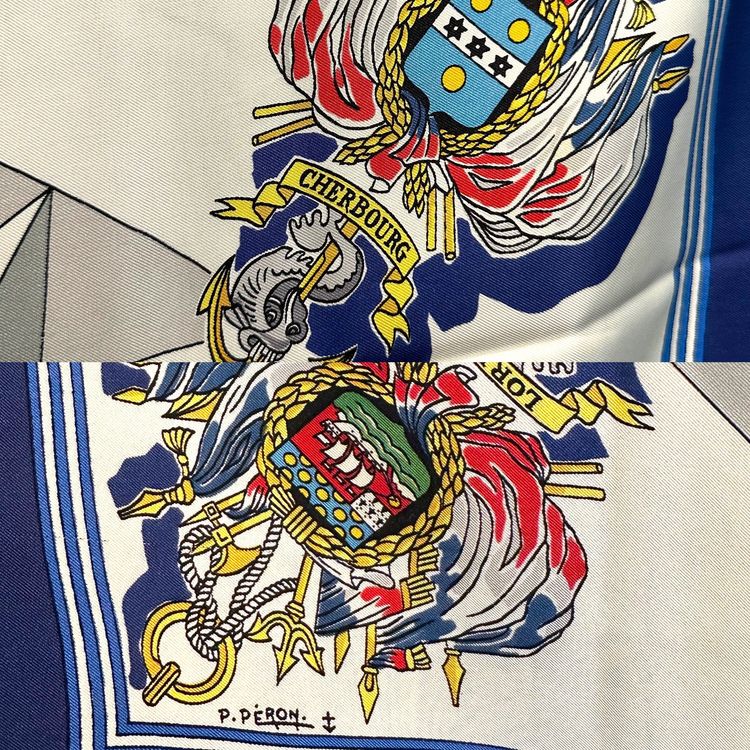 Hermes Vintage Silk Scarf Carre 90 imagen 3