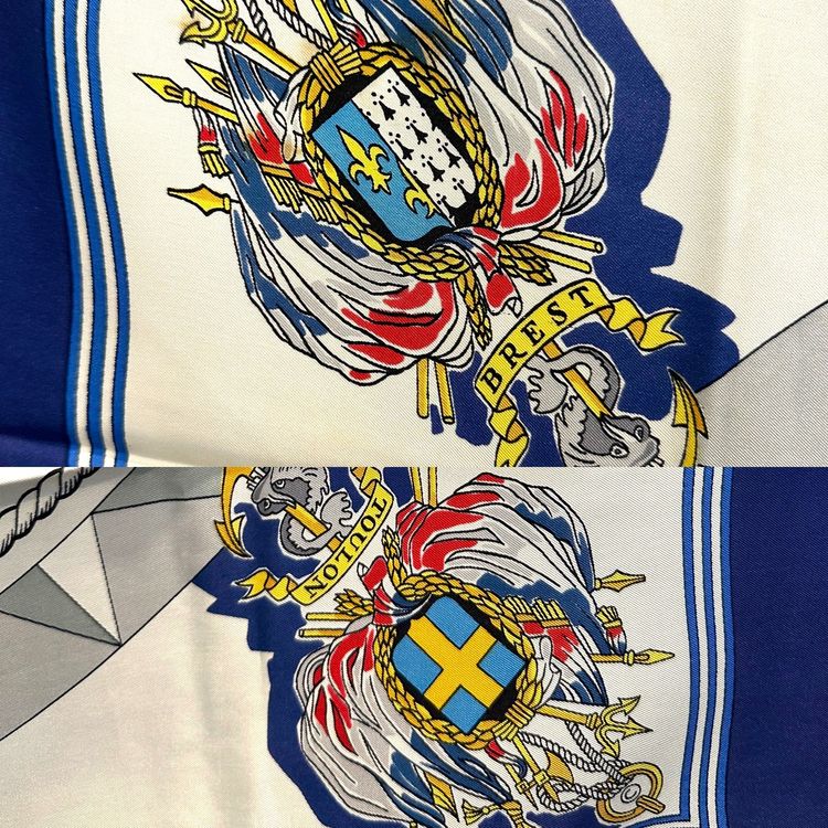 Hermes Vintage Silk Scarf Carre 90 imagen 6